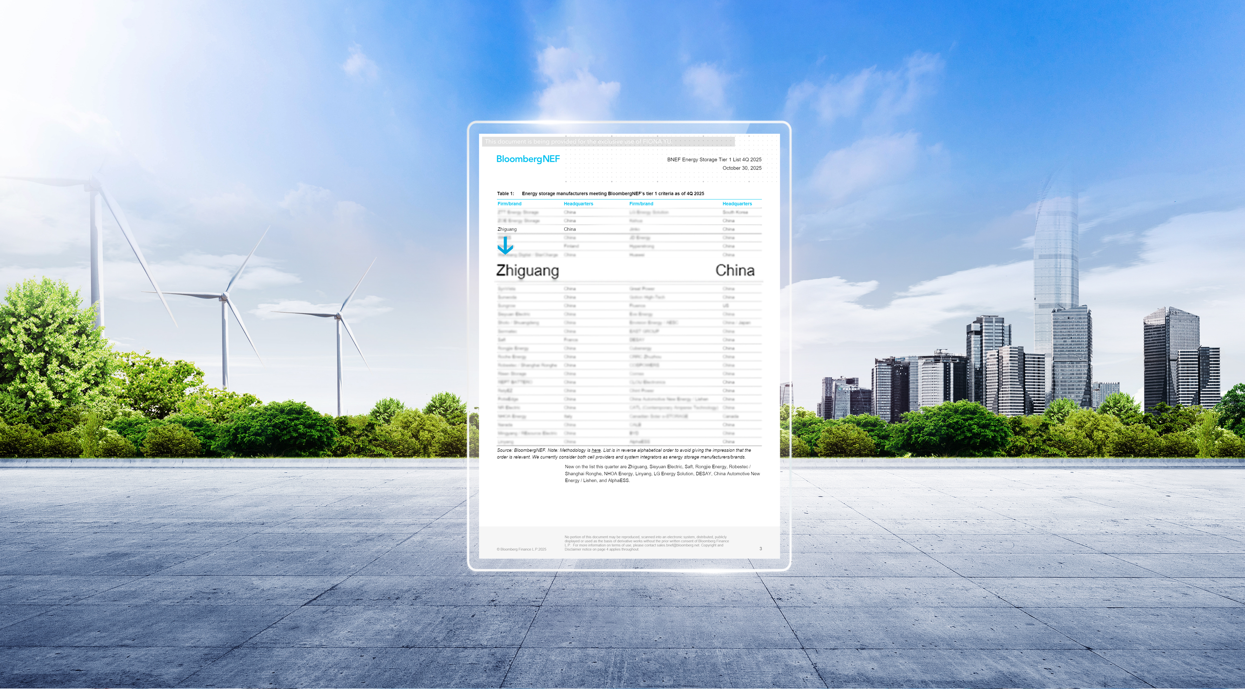 国际竞争力获权威认证！fun88官网登录电气入选BNEF2025 Q4全球储能Tier 1 榜单